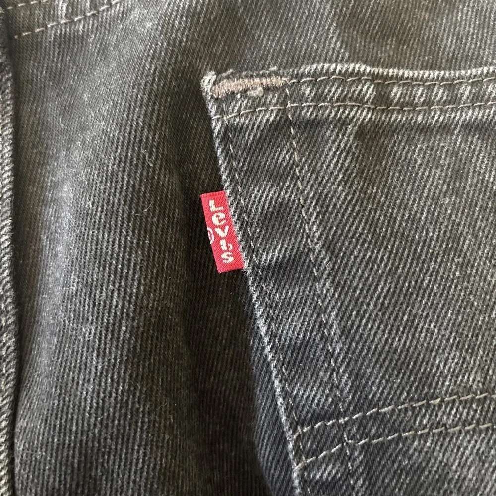 Levi 505 Black Jeans‎ Mens 40x30 Straight Leg Zip Fly